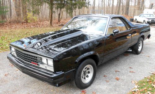 1979 black el camino 350 cu.in. completely rebuilt motor and 400 turbo auto.