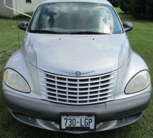 2002 chrysler pt cruiser silver silver flames