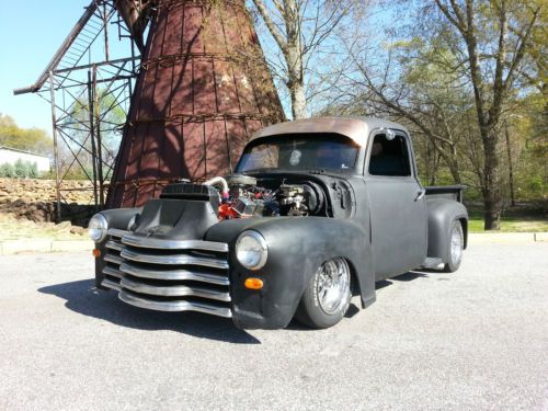 1954 rat rod chevrolet truck, v8, ps, db, s10 chassis, drive anywhere
