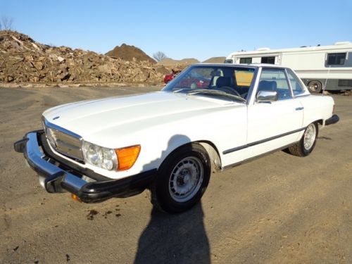 1983 mercedes benz 380sl roadster convertable coupe low miles no reserve