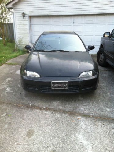 1995 honda civic ex coupe ( black on black on black)