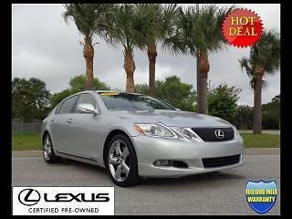 Lexus certified 2008 gs 350 navigation chrome wheels low miles/wow! +1.9% apr