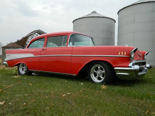 1957 chevrolet bel air 2 dr post