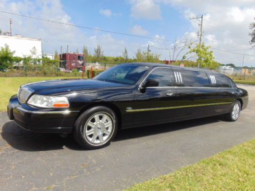 *6 pack*  2007 royale limo *1 owner accident free* black on black limousine