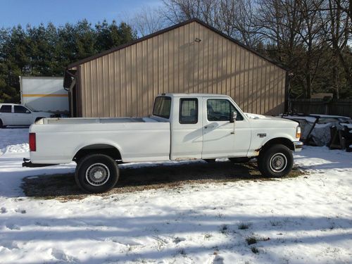 1994 ford f250 xlt 7.3 powerstroke diesel 4x4 5 speed with meyer snow plow