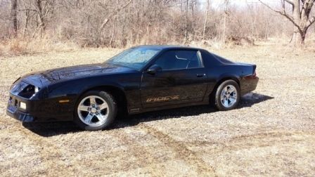 1989 iroc-z coupe, black