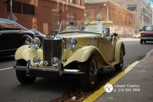 Expertly frame-off restored mg td with heritage certificate. one fast td!