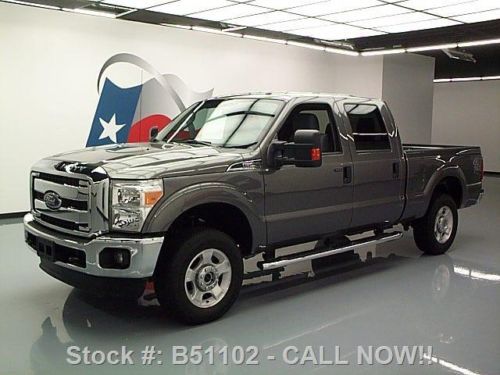 2013 ford f-250 crew 4x4 side steps park assist 13k mi texas direct auto