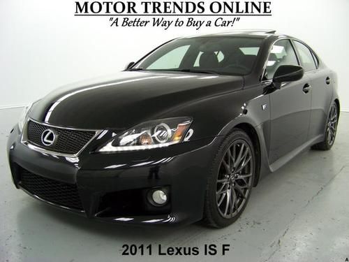 Isf is-f navigation rearcam sunroof htd mem seats bluetooth 2011 lexus is 16k