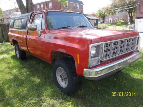 1980 Chevy K20 4WD pickup, long  bed, image 1