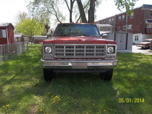 1980 Chevy K20 4WD pickup, long  bed, image 3