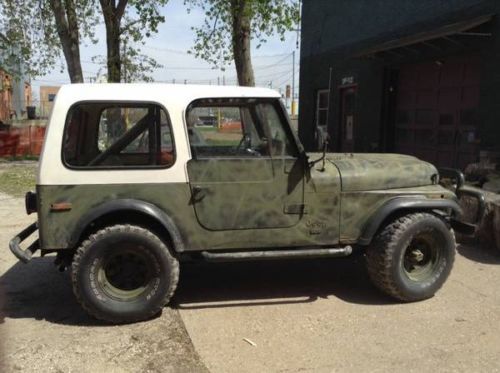 Jeep cj7 1976  amc 304 v8 4x4 original hardtop, southern, runs good, lights work