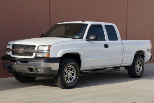 05 chevy silverado 1500 z71 ext cab 4x4 bose running boards bed liner carfax cer