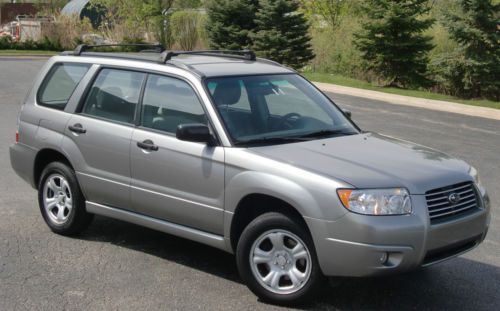 2007 subaru forester x wagon 4-door 2.5l low 49,000 miles 1 owner car great car