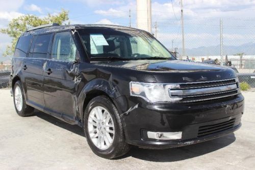 2013 ford flex sel awd damaged rebuilder runs!! loaded! navi, rear view camera!