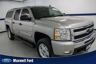 09 silverado 1500 crew cab lt z71 4x4, cloth, camper shell, bose, clean 1 owner!