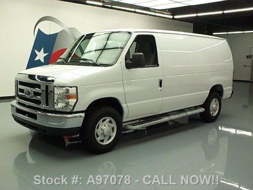 2013 ford e-250 cargo van v8 partition one owner 1k mi texas direct auto