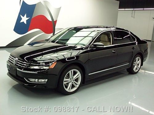 2013 volkswagen passat tdi se diesel sunroof nav 9k mi texas direct auto