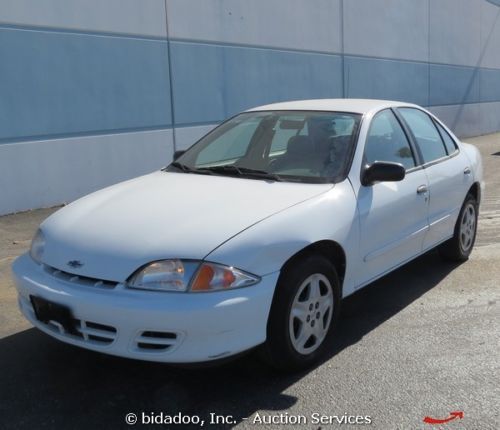 2001 chevrolet cavalier cng / gas bi-fuel sedan a/t cold a/c bidadoo