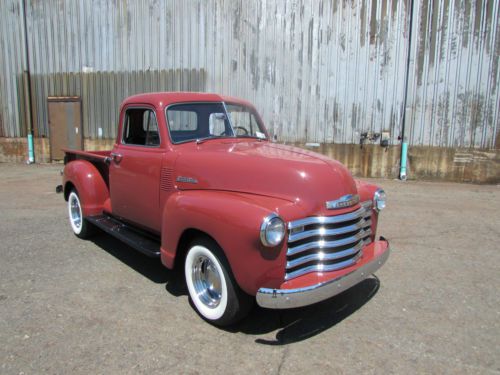 1952 chevrolet pick-up 5 window, excellent paint &amp; interior