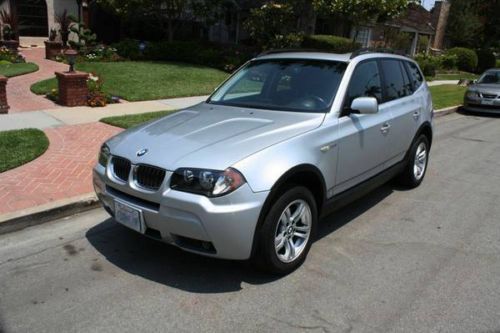 2006 bmw x3 awd gps sport pkg silver cold weather pkg