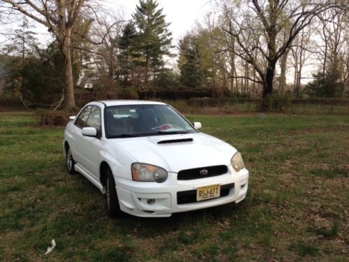 2005 subaru wrx white original owner 90000 miles