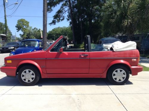 1988 vw cabriolet.  runs great!