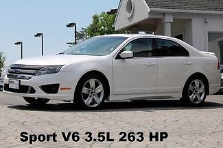 White auto one owner leather sunroof v6 3.5l 263 hp sony surround sound perfect
