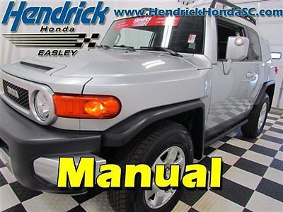 Fj cruiser 4.0l v6 mt manual 4x4 clean alloy titanium tow hitch package roofrail