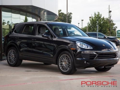 Cpo 2013 porsche cayenne v6 20 wheels moonroof nav bose tiptronic premium pkg