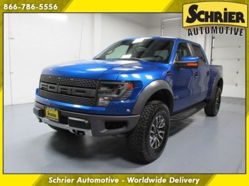 14 ford f150 svt raptor blue flame 4x4 4wd bluetooth sony audio