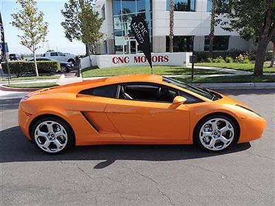 2004 lamborghini gallardo coupe e gear 22k miles orange / 6 in stock 2006 2007