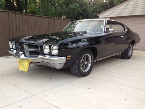 1972 pontiac lemans 350 2 door coupe, black