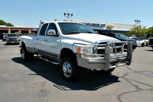 2004 dodge ram 3500 5.9l cummins turbo diesel 4x4 quad cab dually 4wd truck drw