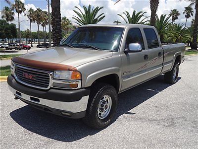 4x4 diesel heated leather crew cab long bed alloys nice great truck fl