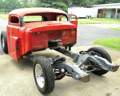 Dodge pickup, 1950, pro-street, chopped and channeled,