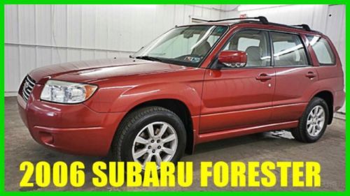 2006 subaru forester 2.5x awd! sunroof! one owner! clean! 80+ photos! must see!