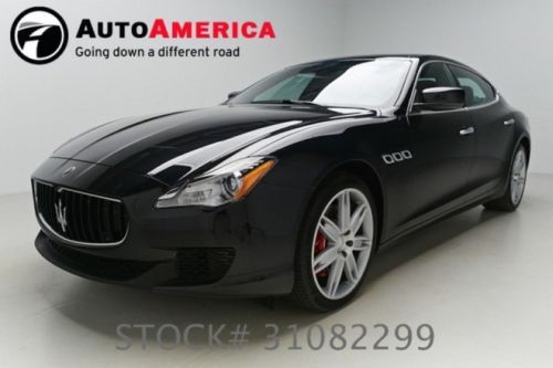 2014 maserati quattroporte s q4 4k low mile nav rear cam park ast clean carfax