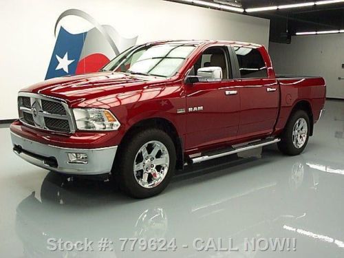 2009 dodge ram laramie crew 4x4 hemi nav rear cam 20&#039;s! texas direct auto