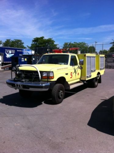 1997 ford f-450 fire truck pickup truck - airport - mini pumper