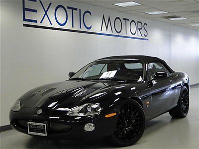 2004 jagura xkr conv&#039;t supercharged!! nav htd-sts pdc blk-soft-top xenon 20-whls