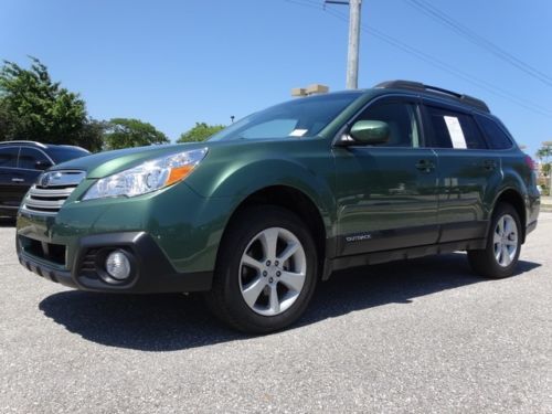 2013 subaru outback 2.5i premium awd bluetooth warranty 7,169 miles clean carfax