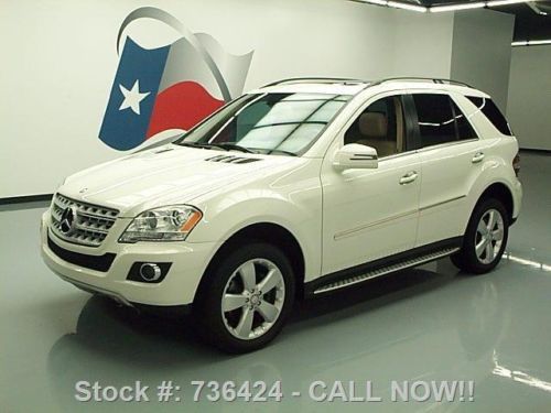 2011 mercedes-benz ml350 4matic awd p1 sunroof nav 25k texas direct auto