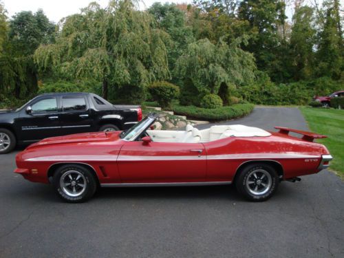 1972 gto conv 455 ho m21 4 speed gorgouse car  rotiserie