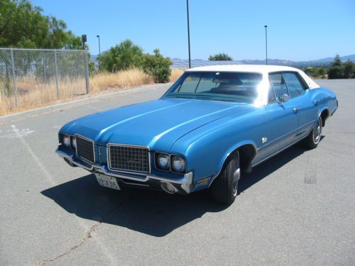 1972 oldsmobile cutlass supreme 4 door original automatic 350 rocket v8