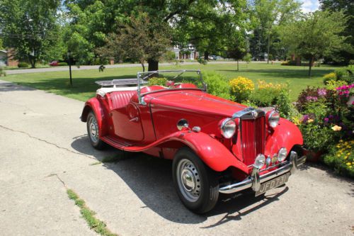 1950 mgtd red,  all original, very nice condition