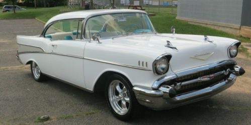 1957 chevy bel air 2 door hardtop coupe hot rod