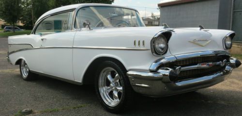 1957 Chevy Bel Air 2 door hardtop coupe hot rod, US $41,500.00, image 5