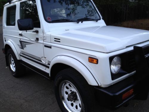 Show condition - 1988 suzuki samurai jx 4x4 -  a/c  - 100% rust free-  2nd owner