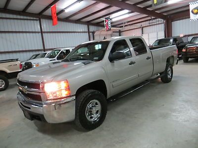 07 k2500hd lt 6.6l duramax 6spd allison 4x4 lwb  carfax 1-owner leather tx ! !